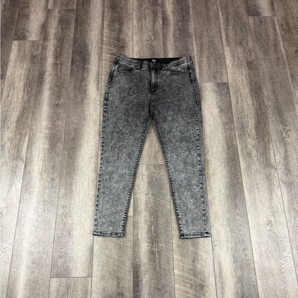 LuLaRoe Grey Distressed Skinny Jeans